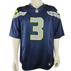 Nike Seattle Seahawks Jersey Russell Wilson #3 On Field Football XXL Stitch NFL